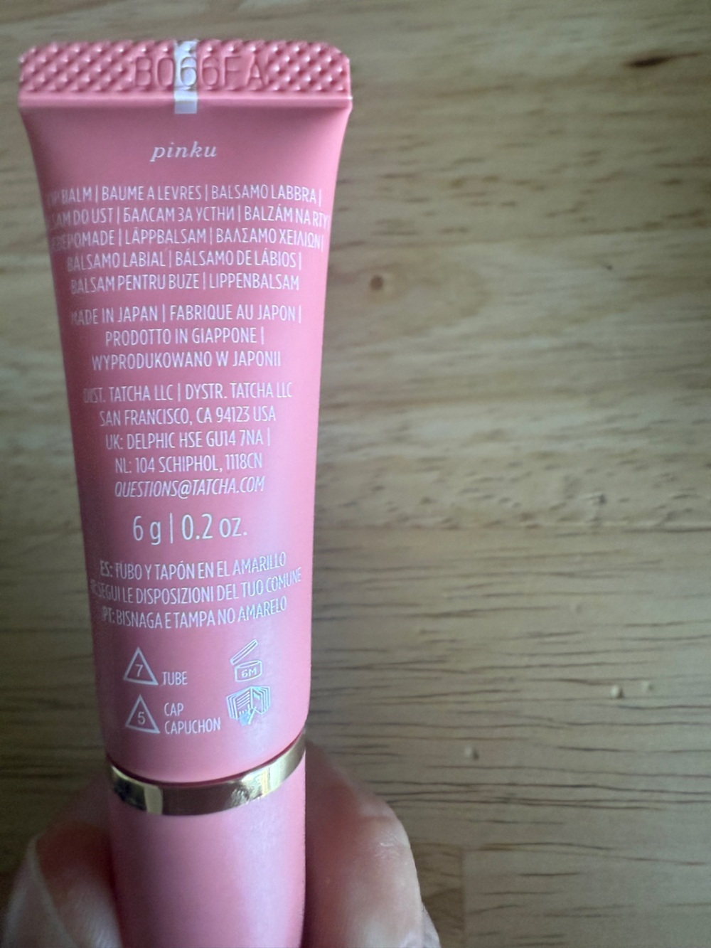 ❤️ 3/$25 TATCHA The Melting Lip Balm - Pinku - Picture 3 of 3